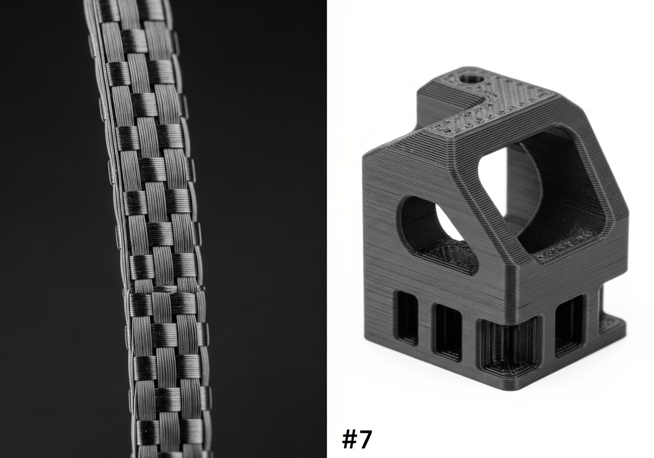 Carbon Fiber Glasfaser Filamente